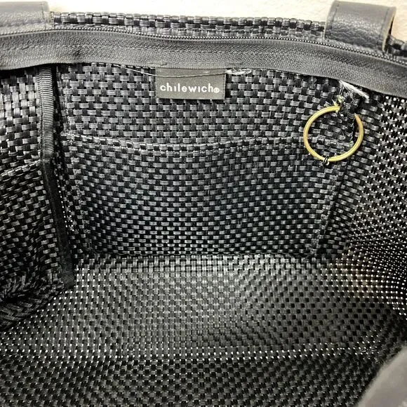 Chilewich Black Textured Shoulder Bag - Picture 10 of 10